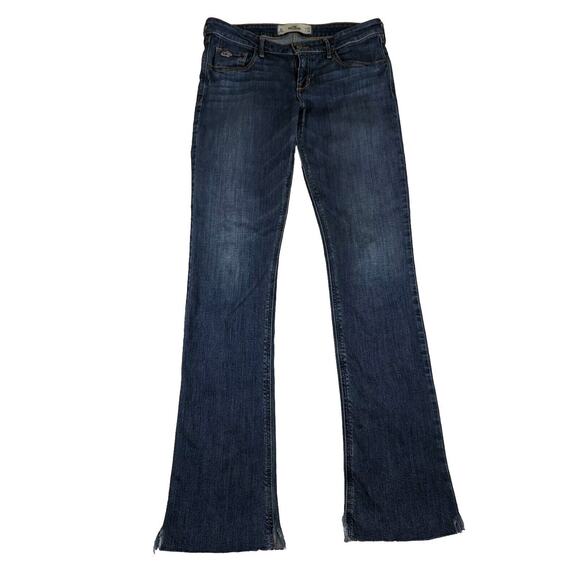 Hollister jeans 9L 8" Rise So Waist 30-32".Inseam 32.5" But Can Be Cut Fray wash - Picture 1 of 11